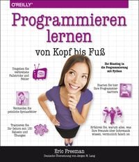 Produktbild: Programmieren lernen von Kopf bis Fu&szlig;