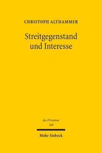 Produktbild: Streitgegenstand und Interesse