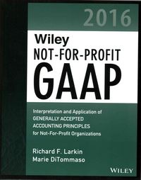 Produktbild: Wiley Not-for-Profit GAAP 2016