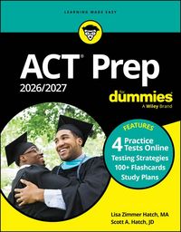 Produktbild: ACT Prep 2026/2027 for Dummies