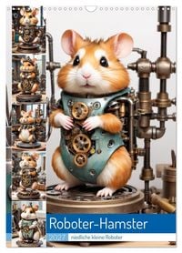 Produktbild: Roboter-Hamster - niedliche kleine Roboter (Wandkalender 2027 DIN A3 hoch), CALVENDO Monatskalender