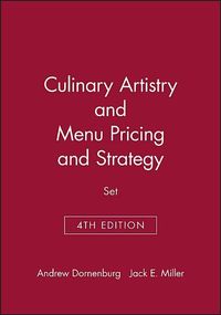 Produktbild: Culinary Artistry & Menu: Pricing and Strategy, 4e Set