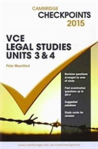 Produktbild: Mountford, P: Cambridge Checkpoints VCE Legal Studies Units