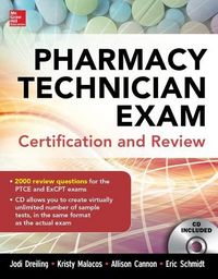 Produktbild: Dreiling, J: Pharmacy Technician Exam Certification and Revi