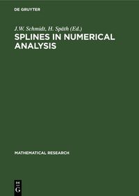 Produktbild: Splines in Numerical Analysis