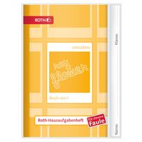 Produktbild: Roth-Hausaufgabenhefte - Unicolor f&uuml;r clevere Faule, Einzelartikel im Sort.
