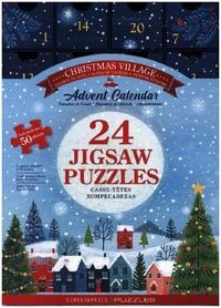 Produktbild: Puzzle Adventskalender - 1200 Teile Christmas Village