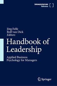 Produktbild: Handbook of Leadership