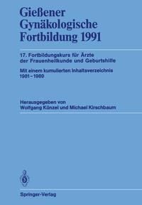 Produktbild: Gie&szlig;ener Gyn&auml;kologische Fortbildung 1991