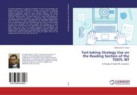 Produktbild: Test-taking Strategy Use on the Reading Section of the TOEFL iBT