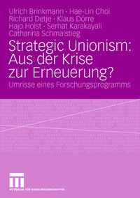 Produktbild: Strategic Unionism: Aus der Krise zur Erneuerung?