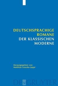 Produktbild: Deutschsprachige Romane der klassischen Moderne
