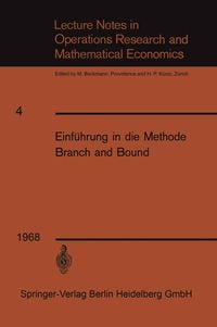 Produktbild: Einf&uuml;hrung in die Methode Branch and Bound