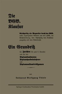 Produktbild: Die BGB. Klausur