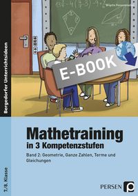 Produktbild: Mathetraining in 3 Kompetenzstufen - 7./8. Klasse