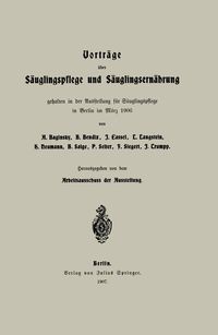 Produktbild: Vortr&auml;ge &uuml;ber S&auml;uglingspflege und S&auml;uglingsern&auml;hrung