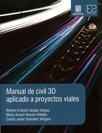 Produktbild: Manual de civil 3D aplicado a proyectos viales