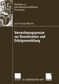 Produktbild: Verrechnungspreise zur Koordination und Erfolgsermittlung