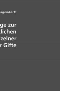 Produktbild: Beitr&auml;ge zur gerichtlichen Chemie einzelner organischer Gifte