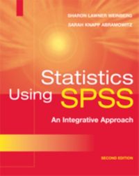 Produktbild: Weinberg, S: Statistics Using SPSS