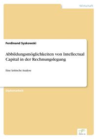 Produktbild: Abbildungsm&ouml;glichkeiten von Intellectual Capital in der Rechnungslegung