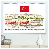 Produktbild: Smalltalk Sprachkalender T&uuml;rkisch-Deutsch (hochwertiger Premium Wandkalender 2027 DIN A2 quer), Kunstdruck in Hochglanz