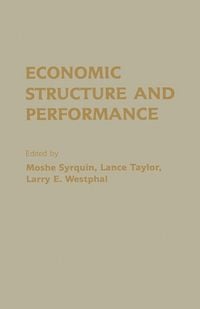 Produktbild: Economic Structure and Performance