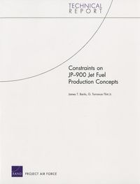 Produktbild: Constraints on Jp-900 Jet Fuel Production Concepts