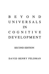 Produktbild: Beyond Universals in Cognitive Development