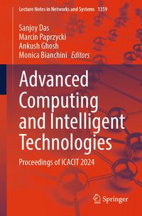 Produktbild: Advanced Computing and Intelligent Technologies