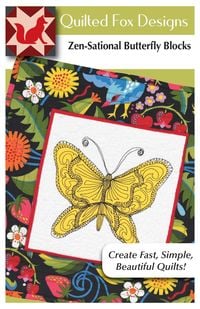 Bild vom Artikel Zen-Sational Butterfly Blocks Quilt Pattern vom Autor Suzanne McNeill