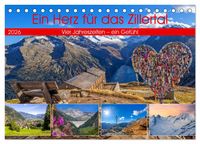Produktbild: Ein Herz f&uuml;r das Zillertal (Tischkalender 2026 DIN A5 quer), CALVENDO Monatskalender