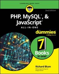 Produktbild: PHP, MySQL, & JavaScript All-In-One For Dummies