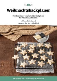 Produktbild: Der Weihnachtsbackplaner