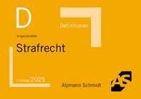 Produktbild: Definitionen Strafrecht