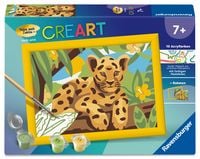 Produktbild: CreArt, Malen nach Zahlen Kinder - Baby Leopard