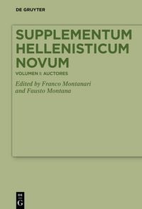 Produktbild: Supplementum Hellenisticum Novum