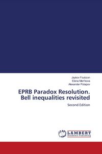 Produktbild: EPRB Paradox Resolution. Bell inequalities revisited