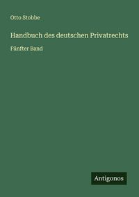 Produktbild: Handbuch des deutschen Privatrechts