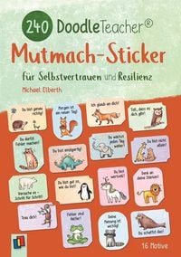 Produktbild: 240 Doodleteacher Mutmach-Sticker