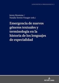 Produktbild: Emergencia de nuevos g&eacute;neros textuales y terminolog&iacute;a en la historia de los lenguajes de especialidad