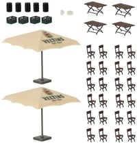 Produktbild: Faller 180437 H0 Biergarten-Set Veltins