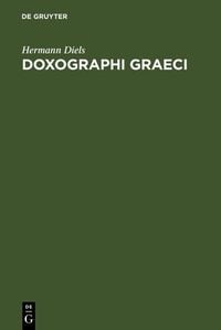 Produktbild: Doxographi Graeci