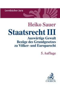 Produktbild: Staatsrecht III