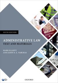 Produktbild: Varuhas, J: Administrative Law