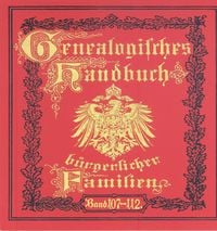 Produktbild: Deutsches Geschlechterbuch - CD-ROM. Genealogisches Handbuch bürgerlicher Familien