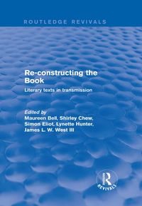Produktbild: Re-Constructing the Book