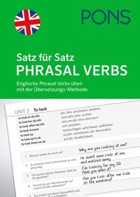 Produktbild: PONS Satz f&uuml;r Satz Phrasal Verbs Englisch