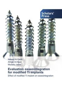 Produktbild: Evaluation osseointegration for modified Ti implants