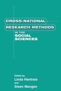 Produktbild: Cross National Research Methods
